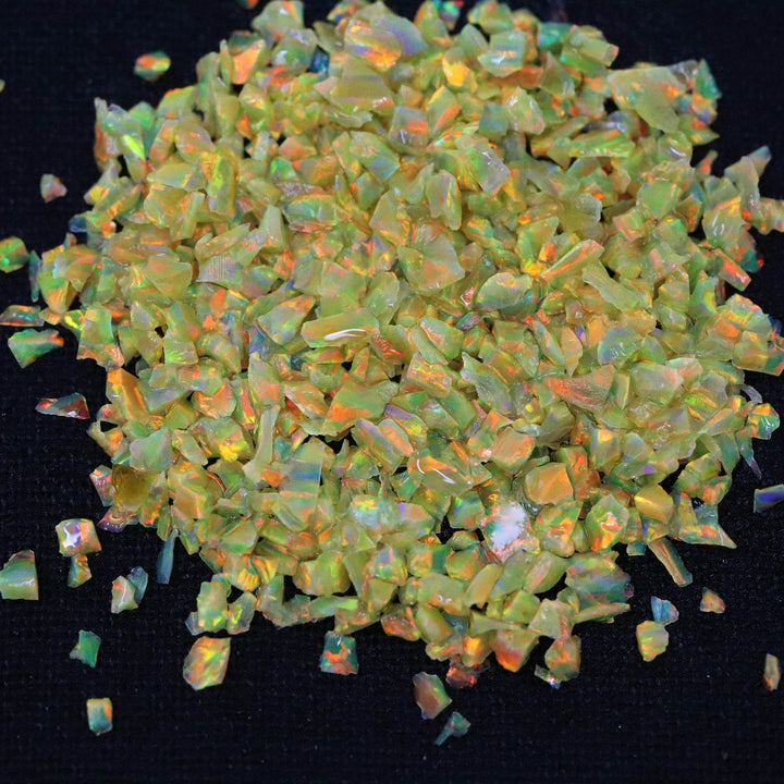Amber Crushed Opal - The Opal Dealer