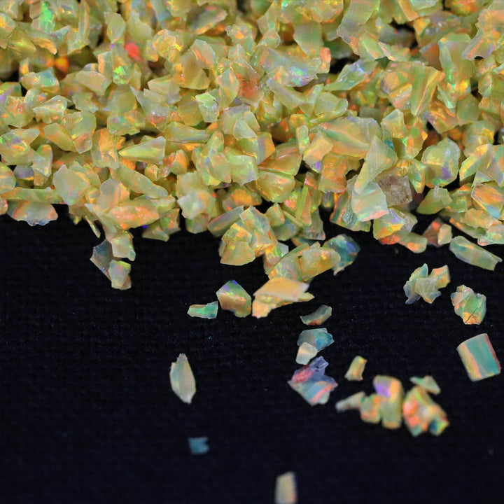 Amber Crushed Opal - The Opal Dealer