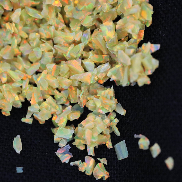 Amber Crushed Opal - The Opal Dealer