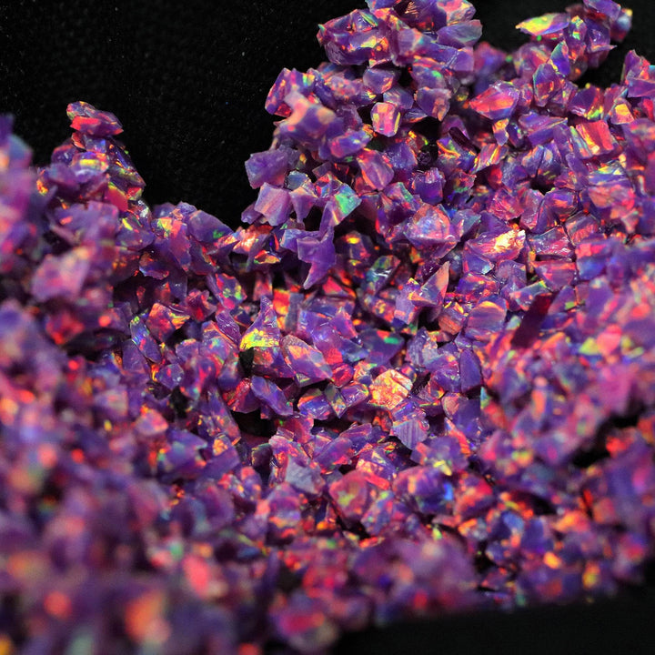 Amethyst Crushed Opal - The Opal Dealer