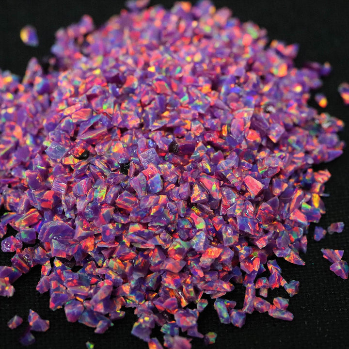 Amethyst Crushed Opal - The Opal Dealer