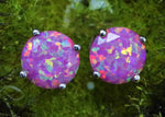 Aurora Opal Stud Earrings