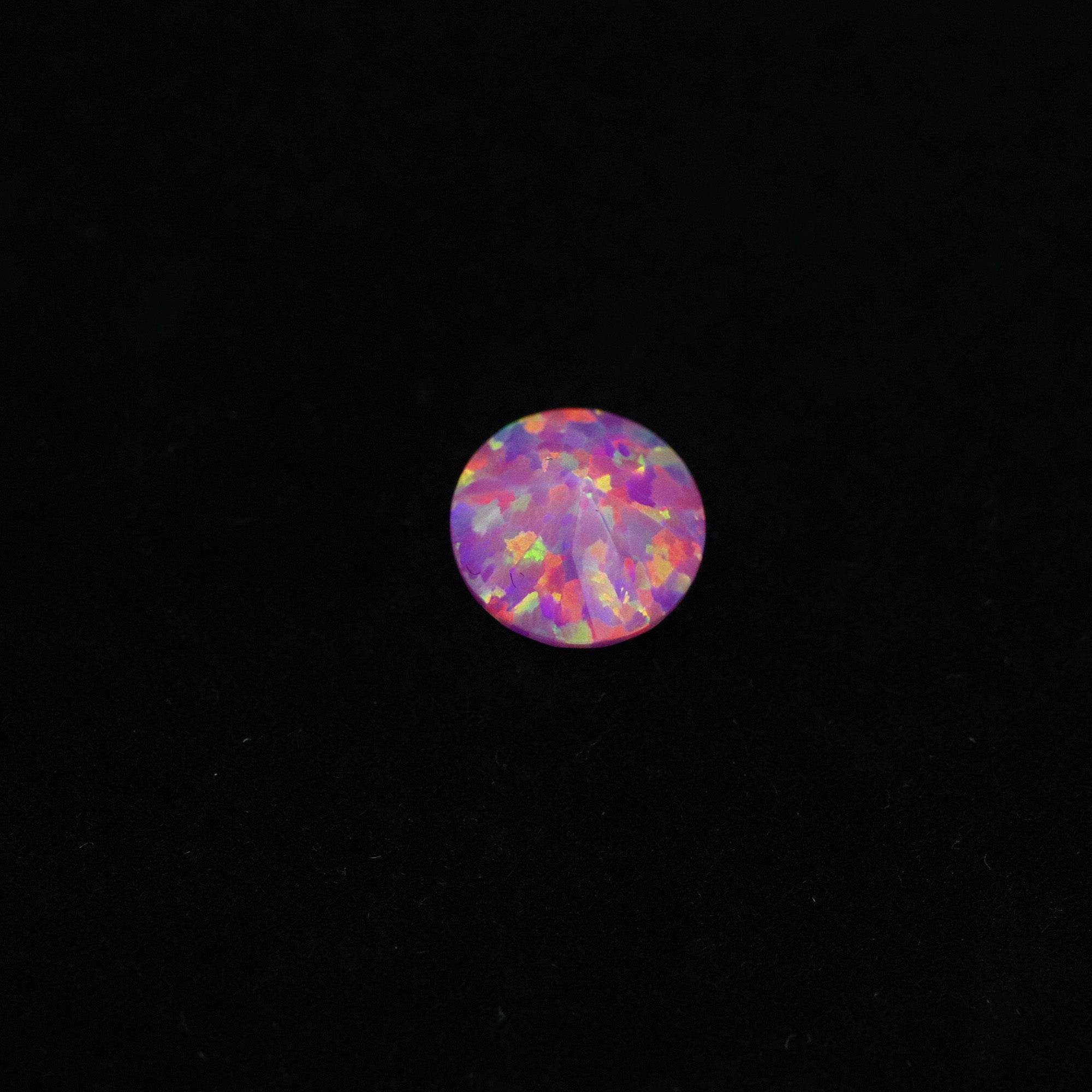 Aurora Diamond Cut Faceted Opal Gems | Lab-Created Jewelry