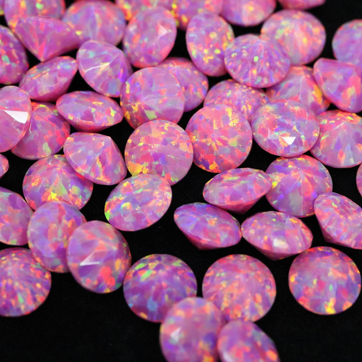 Aurora Diamond Cut Faceted Opal Stones - The Opal Dealer