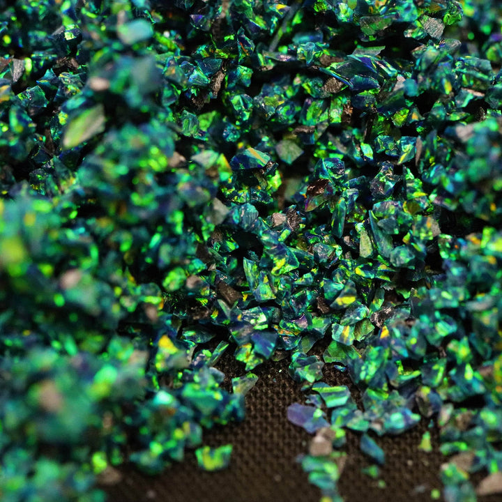Black Emerald Crushed Opal - The Opal Dealer