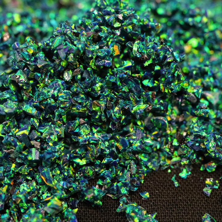 Black Emerald Crushed Opal - The Opal Dealer