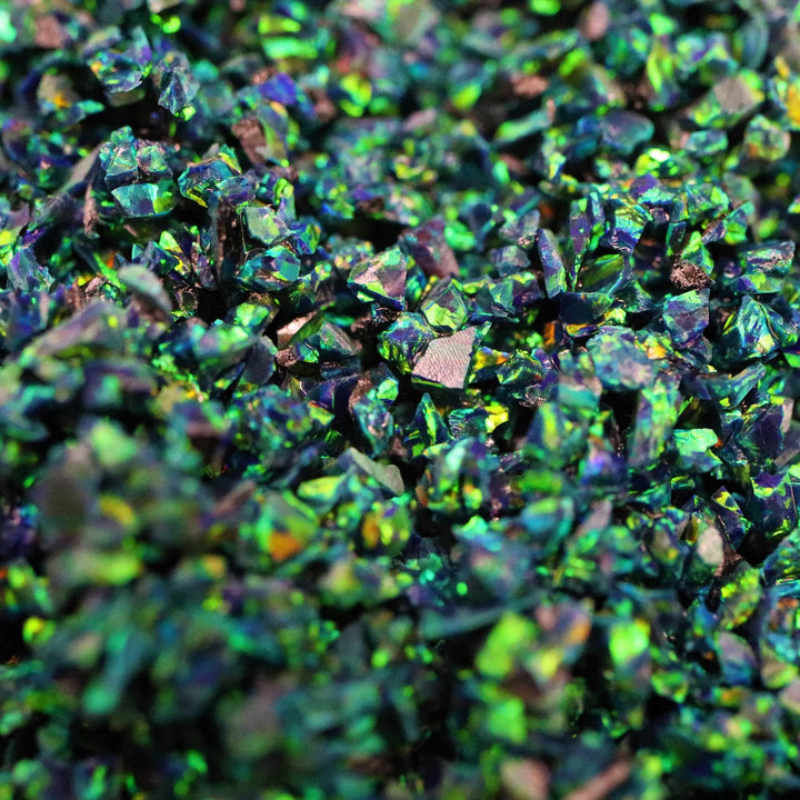 Black Emerald Crushed Opal - The Opal Dealer