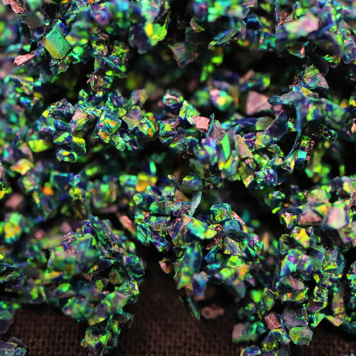 Black Emerald Crushed Opal - The Opal Dealer
