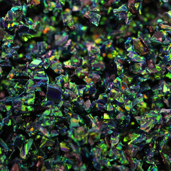 Black Emerald Crushed Opal - The Opal Dealer