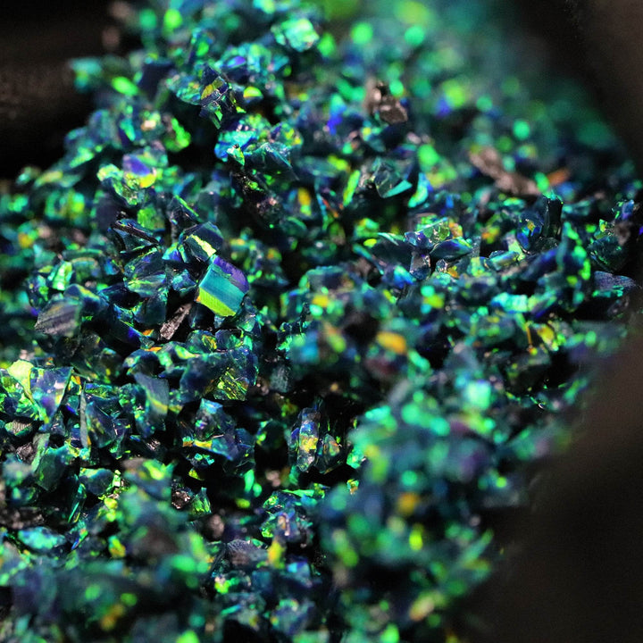 Black Emerald Crushed Opal - The Opal Dealer