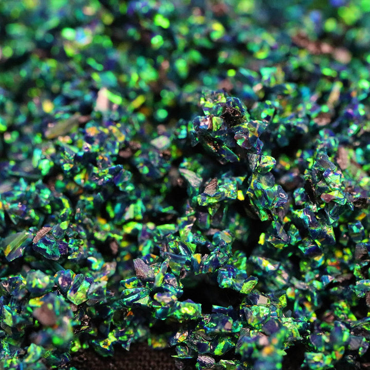 Black Emerald Crushed Opal - The Opal Dealer