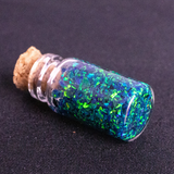 Black Emerald Crushed Opal Mini Vial