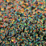 Black Fire Crushed Opal
