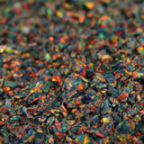 Black Fire Crushed Opal