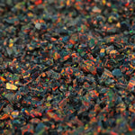 Black Fire Crushed Opal