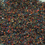 Black Fire Crushed Opal