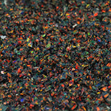 Black Fire Crushed Opal