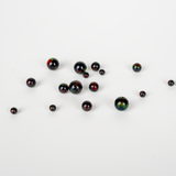 Black Ember Opalescence Craft Beads