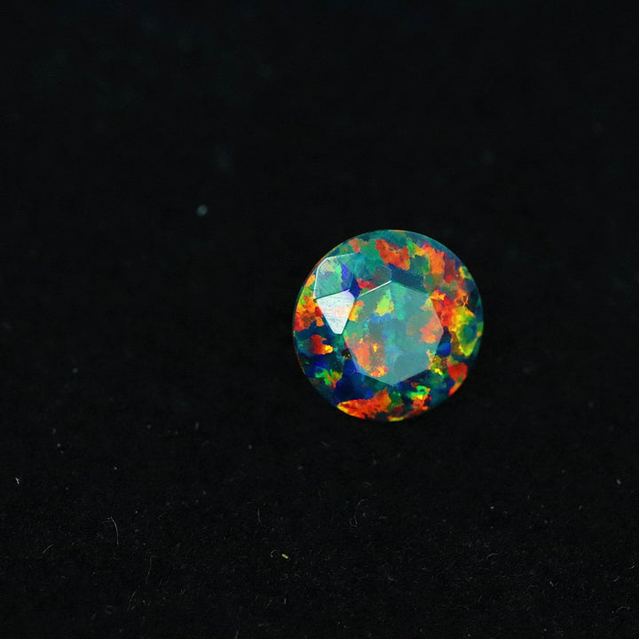 Black Fire Diamond Cut Faceted Opal Stones - The Opal Dealer