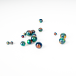Black Rainbow Opalescence Craft Beads