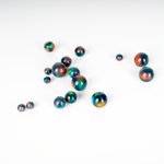 Black Rainbow Opalescence Craft Beads