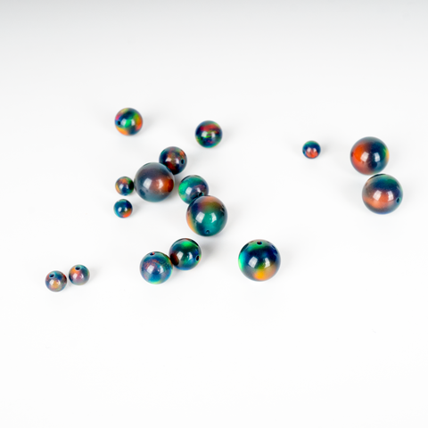 Opal Craft Beads - Black Rainbow Opalescence Beads - Jewelry