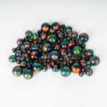 Black Rainbow Opalescence Craft Beads