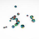 Black Rainbow Opalescence Craft Beads