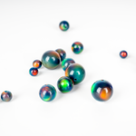 Black Rainbow Opalescence Craft Beads