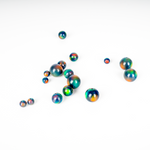 Black Rainbow Opalescence Craft Beads