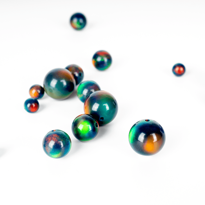 Black Rainbow Opalescence Craft Beads - The Opal Dealer