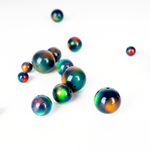 Black Rainbow Opalescence Craft Beads