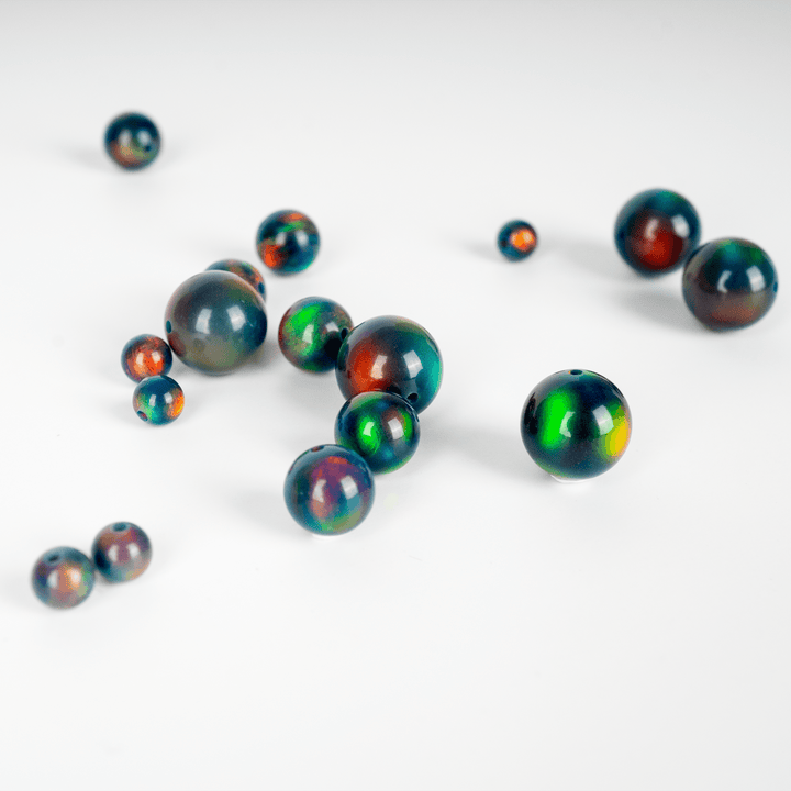 Black Rainbow Opalescence Craft Beads - The Opal Dealer