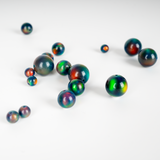 Black Rainbow Opalescence Craft Beads