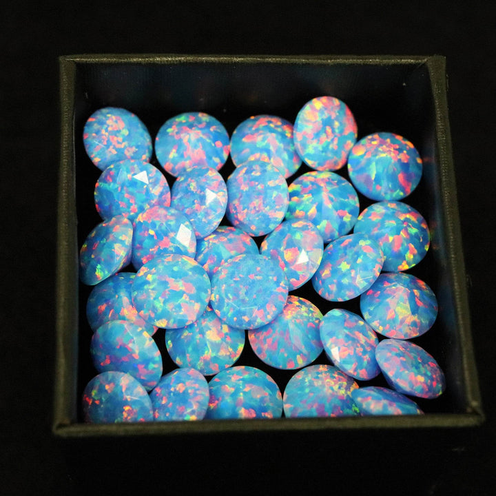 Cotton Candy Diamond Cut Faceted Opal Stones - The Opal Dealer