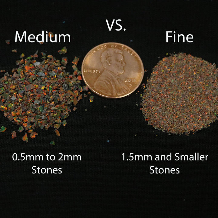 All Brown Crushed Opal Value Pack - 3 Grams Total - The Opal Dealer