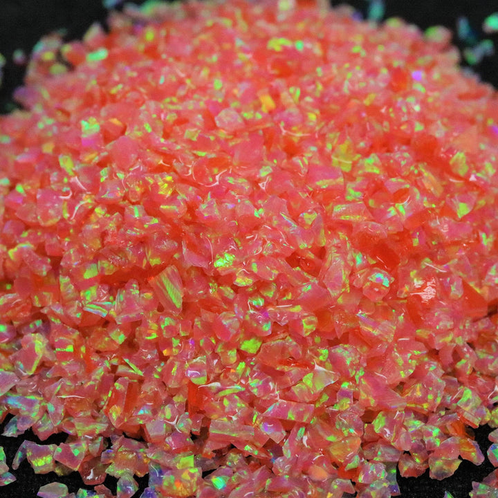 Deep Sea Coral Crushed Opal - The Opal Dealer