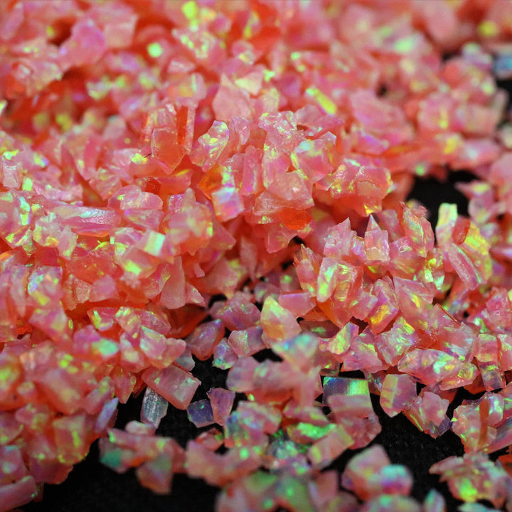 Deep Sea Coral Crushed Opal - The Opal Dealer