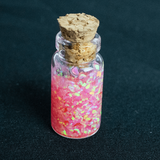 Deep Sea Coral Crushed Opal Mini Vial - The Opal Dealer