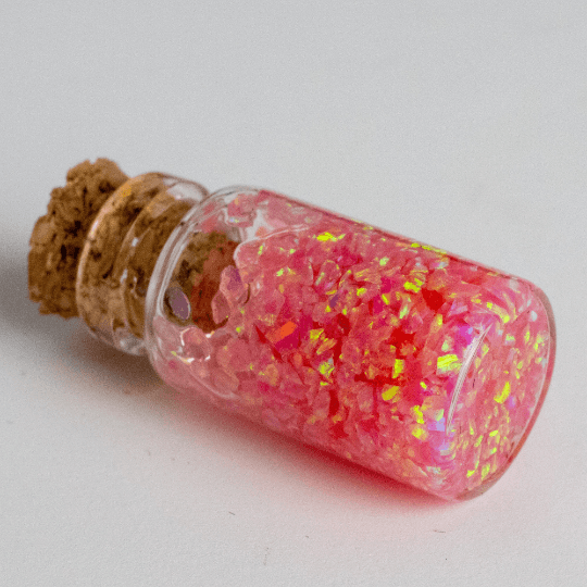 Deep Sea Coral Crushed Opal Mini Vial - The Opal Dealer