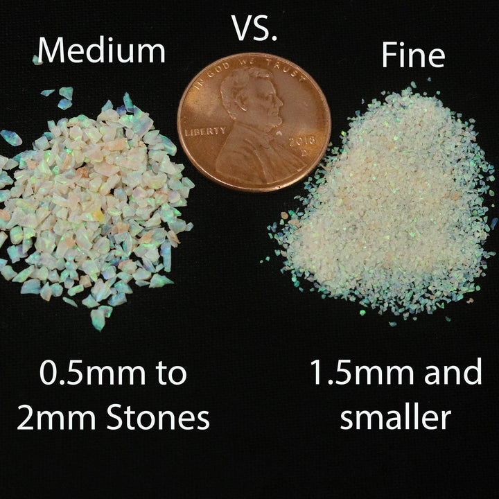 Frozen Peach Crushed Opal - The Opal Dealer