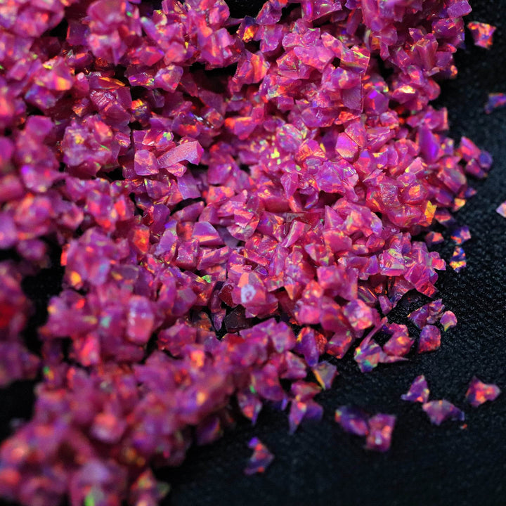 Fuchsia Crushed Opal - The Opal Dealer