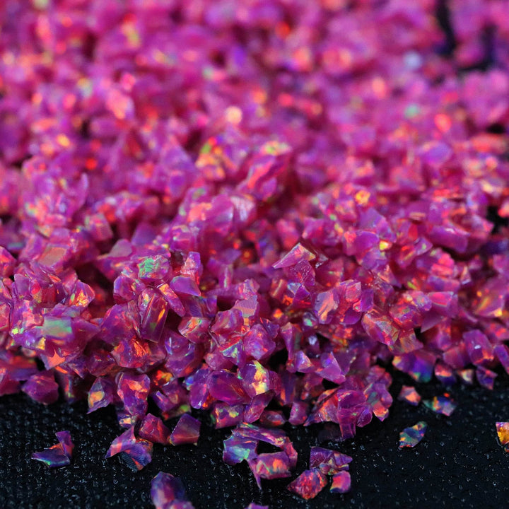 Fuchsia Crushed Opal - The Opal Dealer