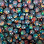 Blue Haze Opalescence Craft Beads