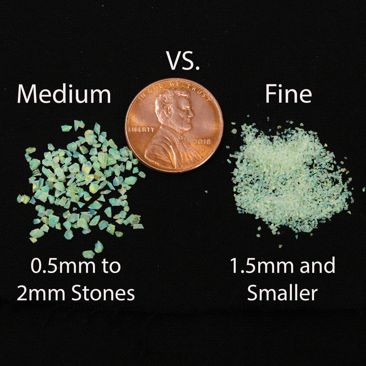 Key Lime Crushed Opal - The Opal Dealer