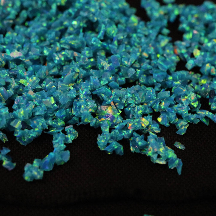 Lagoon Crushed Opal - The Opal Dealer