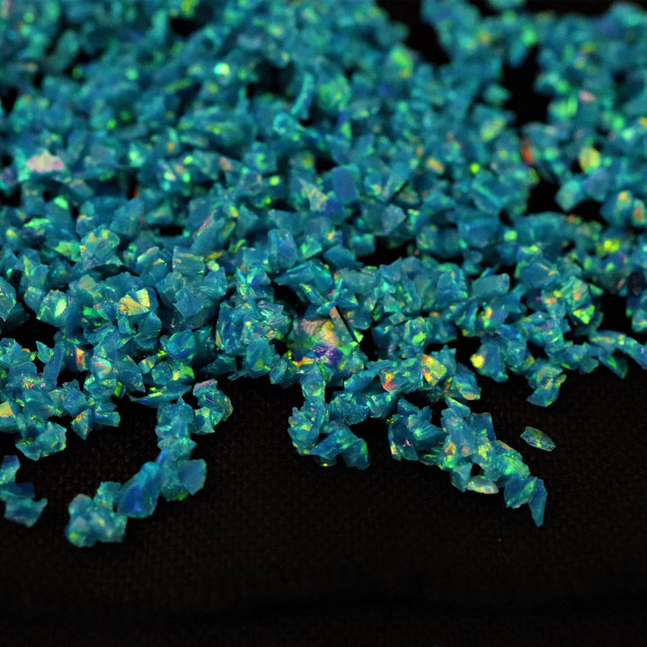 Lagoon Crushed Opal - The Opal Dealer