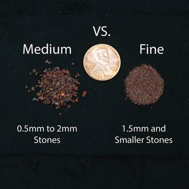 Magma Crushed Opal - The Opal Dealer