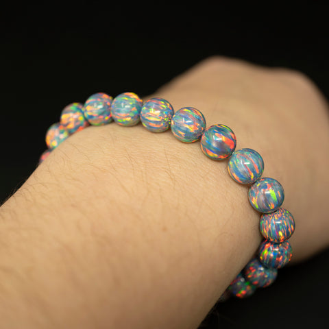 9mm Black Opal bracelet, Everything Else on Carousell