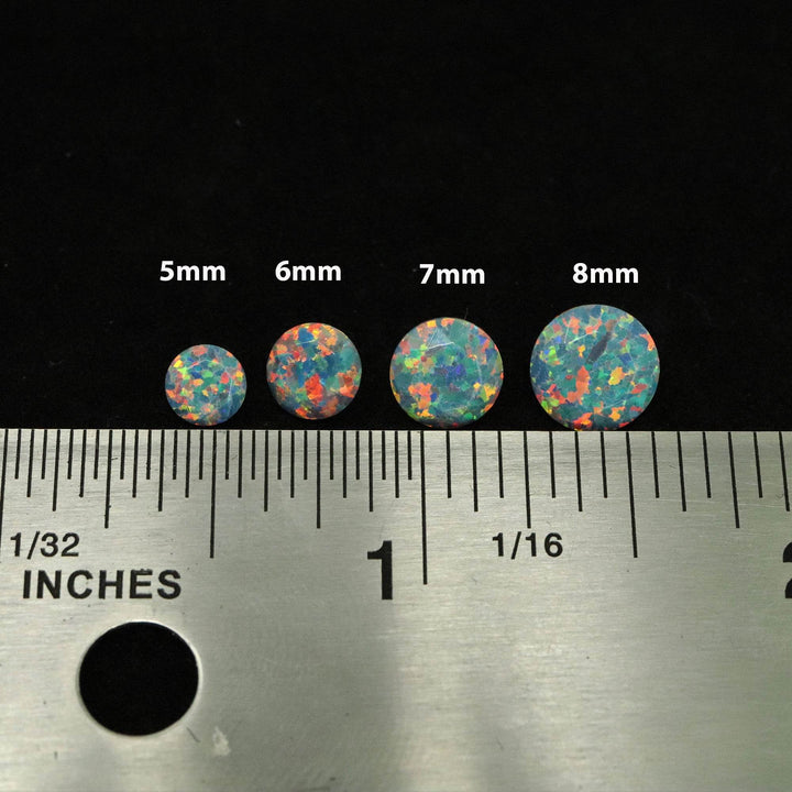 Moonstone Opal Stud Earrings - The Opal Dealer